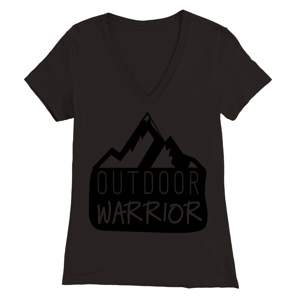 Outdoor Warrior Premium Womens V-Neck T-shirt