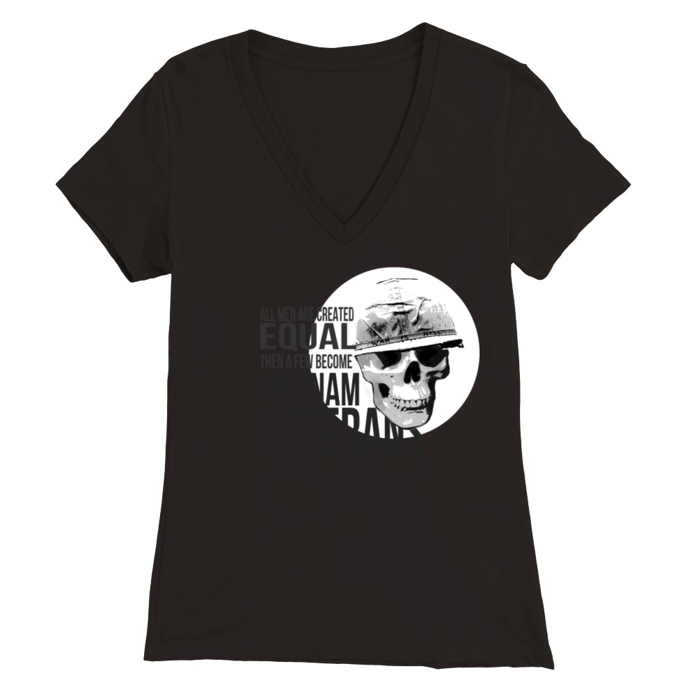 Vietnam veterans T-shirt - A few become veterans Premium Womens V-Neck T-shirt