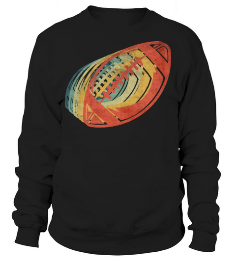 American Football Retro Vintage Color Sweatshirt Unisex