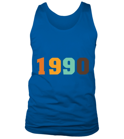 1990 birthday retro style of birthday Tank Top Unisex