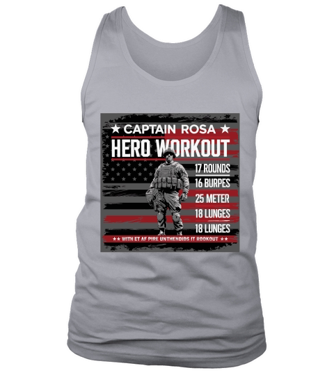 Captain Rosa Hero Workout for tribute Tank Top Unisex