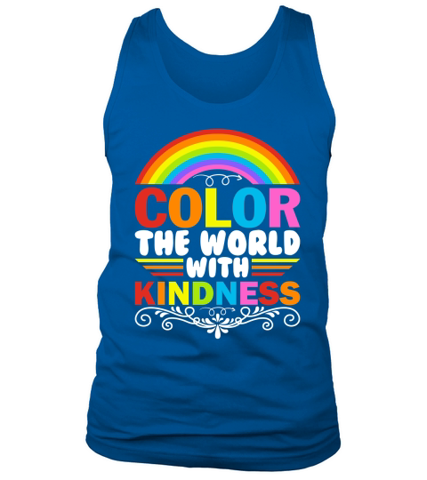 Color The World With Kindness Tank Top Unisex