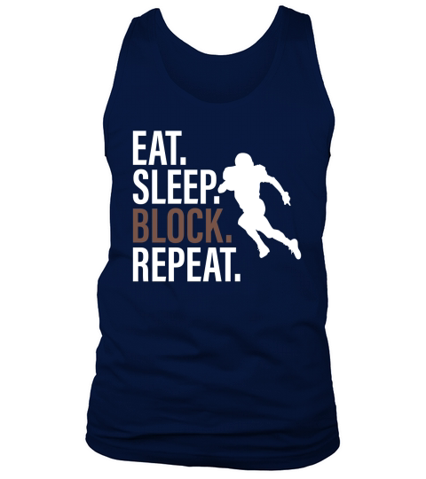 Eat Sleep Block Repeat Tank Top Unisex