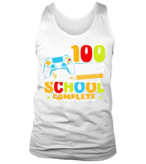 Level 100 Days Of School Tank Top Unisex