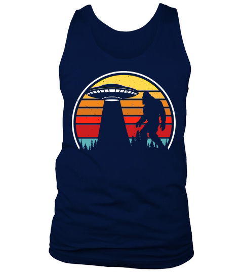 Vintage UFO Alien 33 Tank Top Unisex
