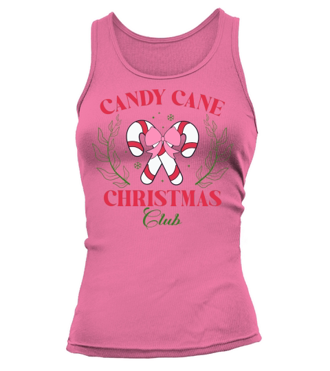 Christmas vintage candy club Tank top Woman