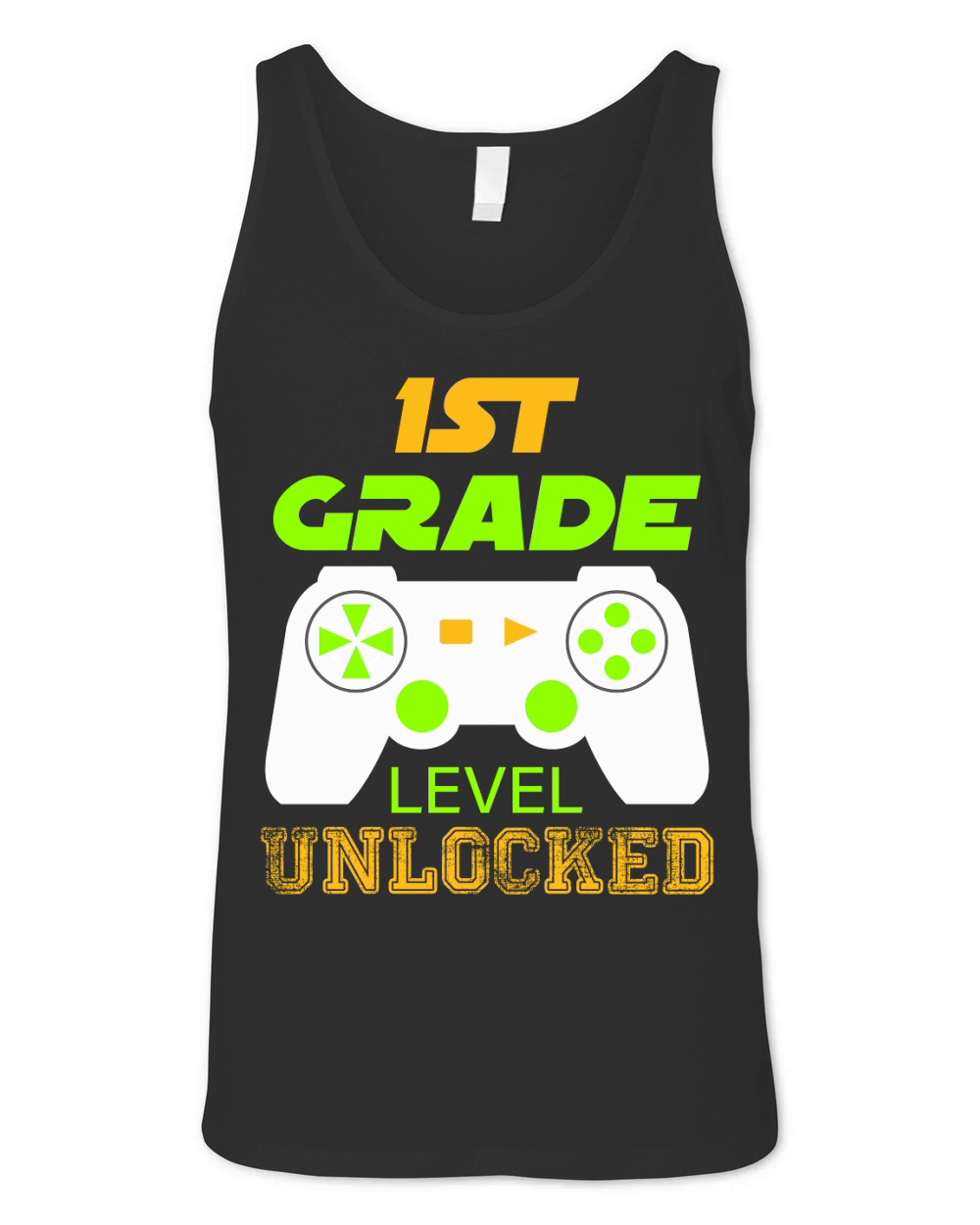 1st Grade Level Unlocked Unisex Jersey Tank