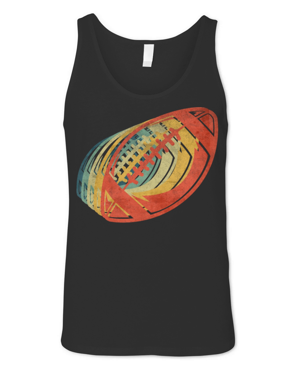 American Football Retro Vintage Color Unisex Jersey Tank