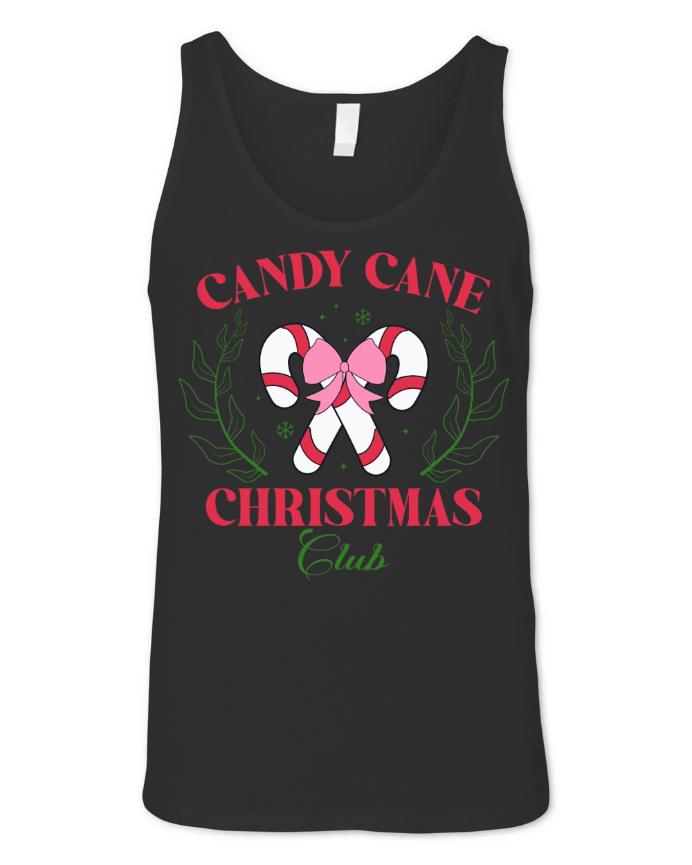 Christmas vintage candy club Unisex Jersey Tank