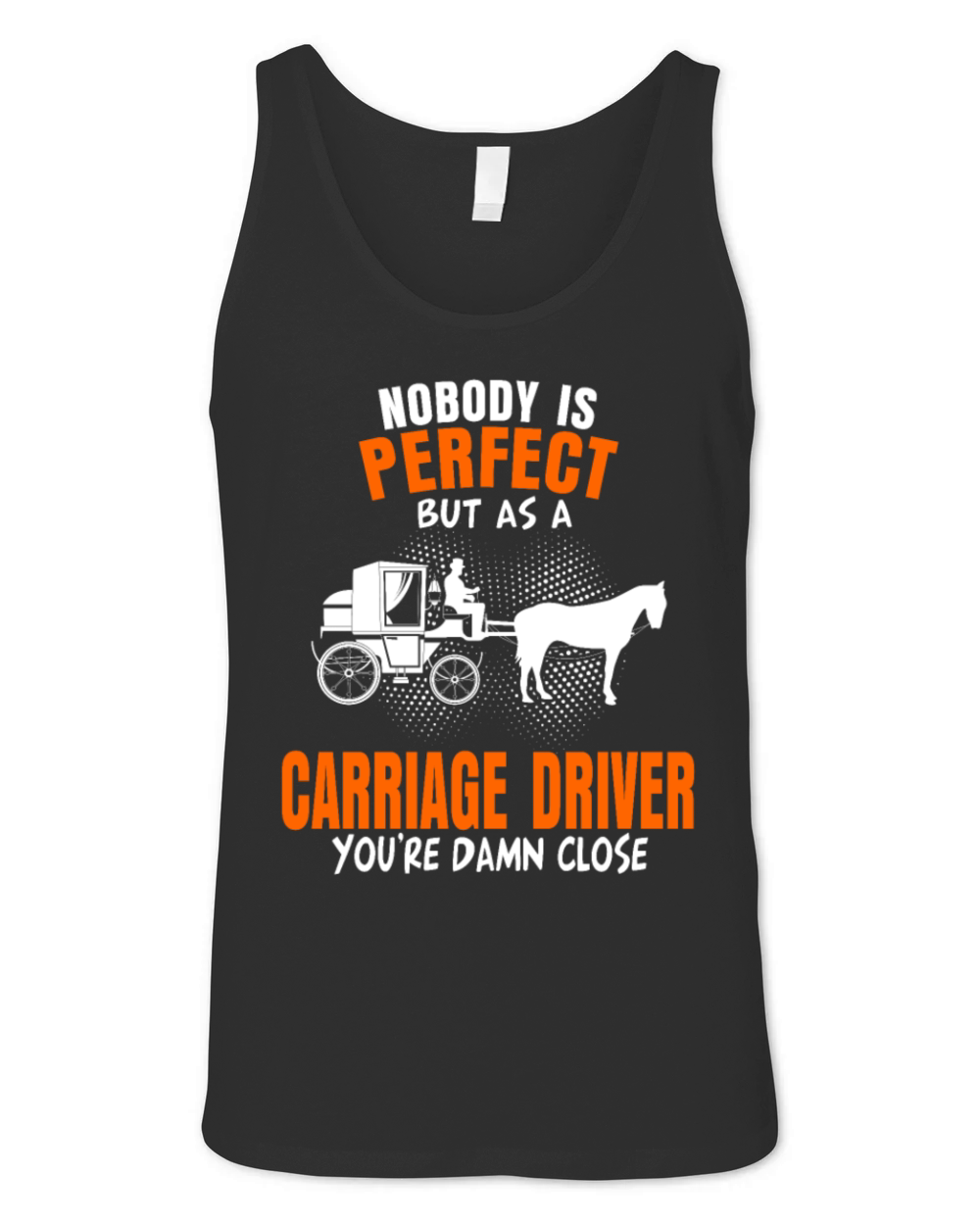 coachman horse carriage carriage horses coachman Unisex Jersey Tank