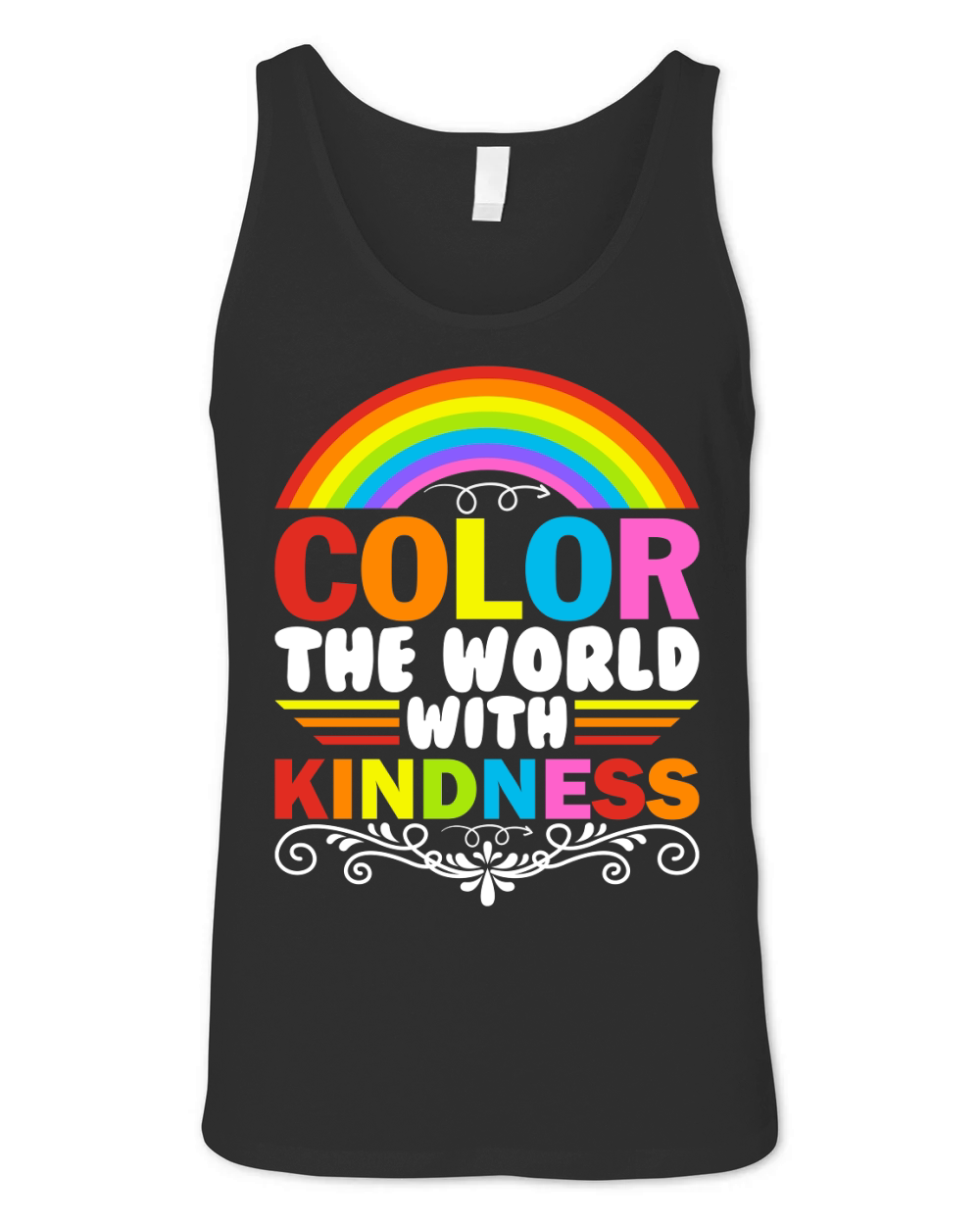 Color The World With Kindness Unisex Jersey Tank