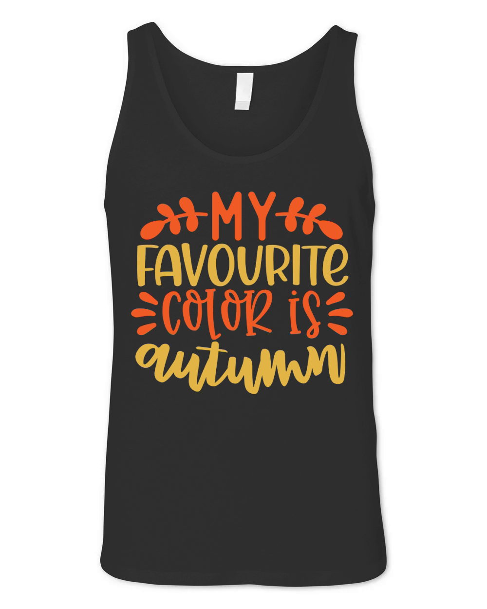 Favourite color is autumn Unisex Jersey Tank