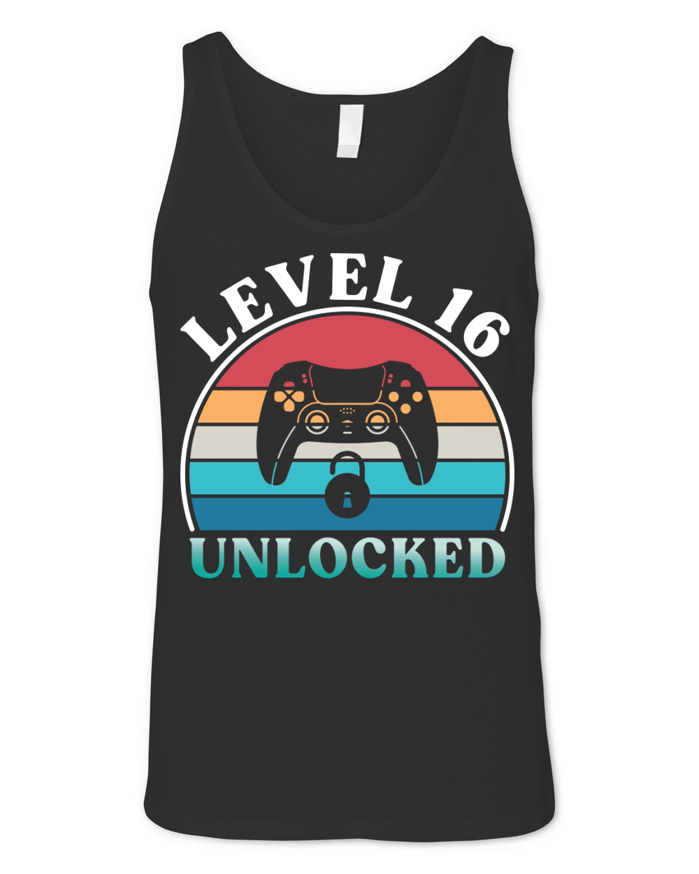 Level 16 unlocked Unisex Jersey Tank