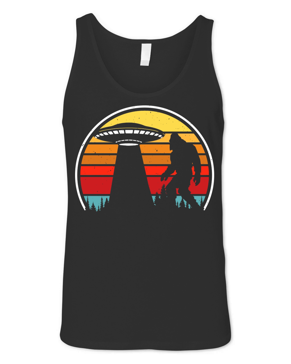 Vintage UFO Alien 33 Unisex Jersey Tank