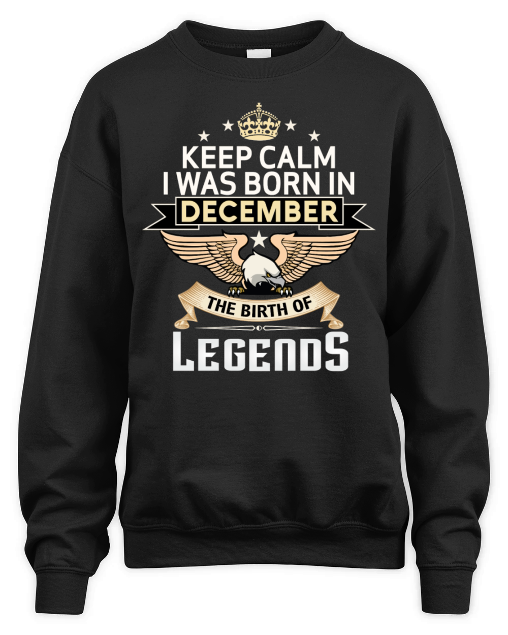 BORN IN DECEMBER Unisex Premium Crewneck Sweatshirt