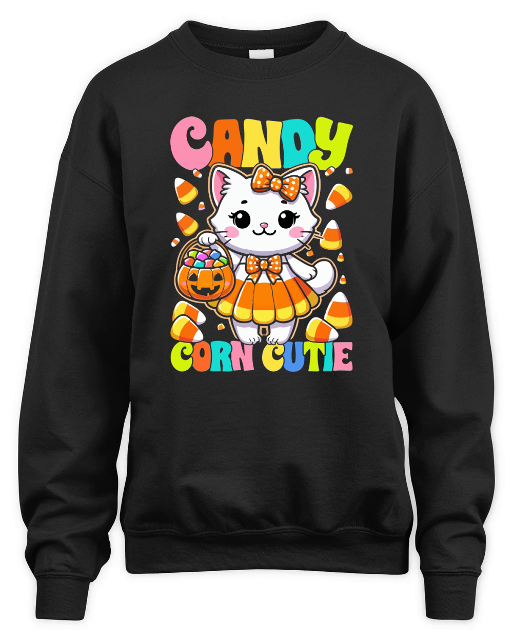 candy corn cutie Unisex Premium Crewneck Sweatshirt