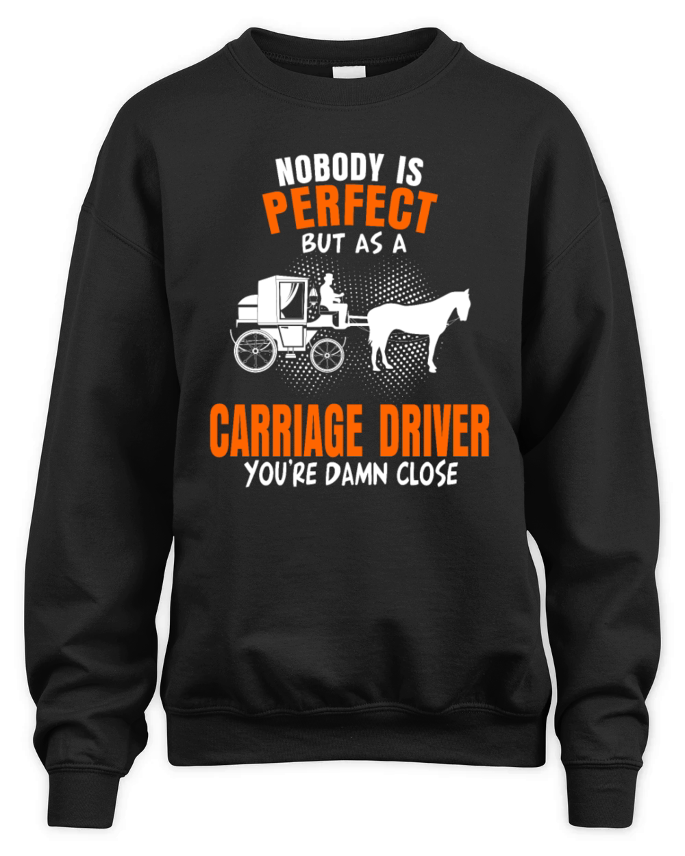 coachman horse carriage carriage horses coachman Unisex Premium Crewneck Sweatshirt
