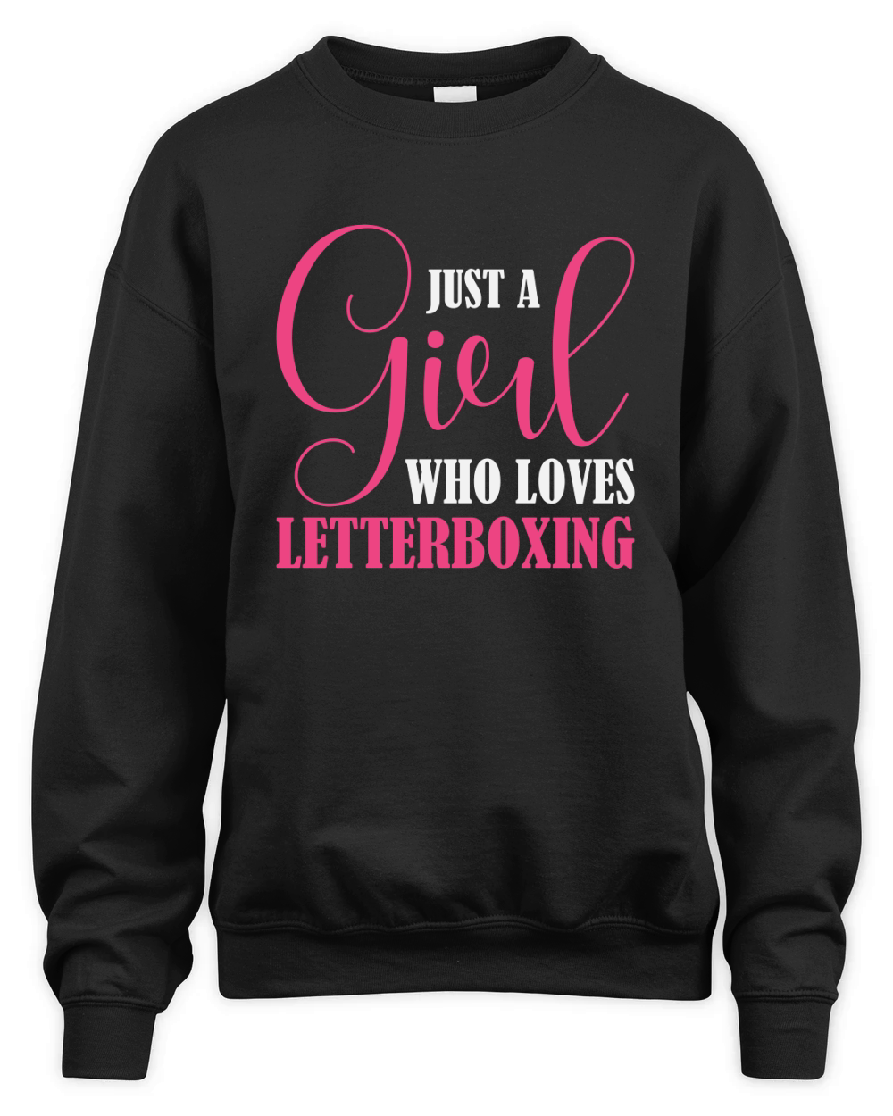 Just A Girl Who Loves Letterboxing Unisex Premium Crewneck Sweatshirt