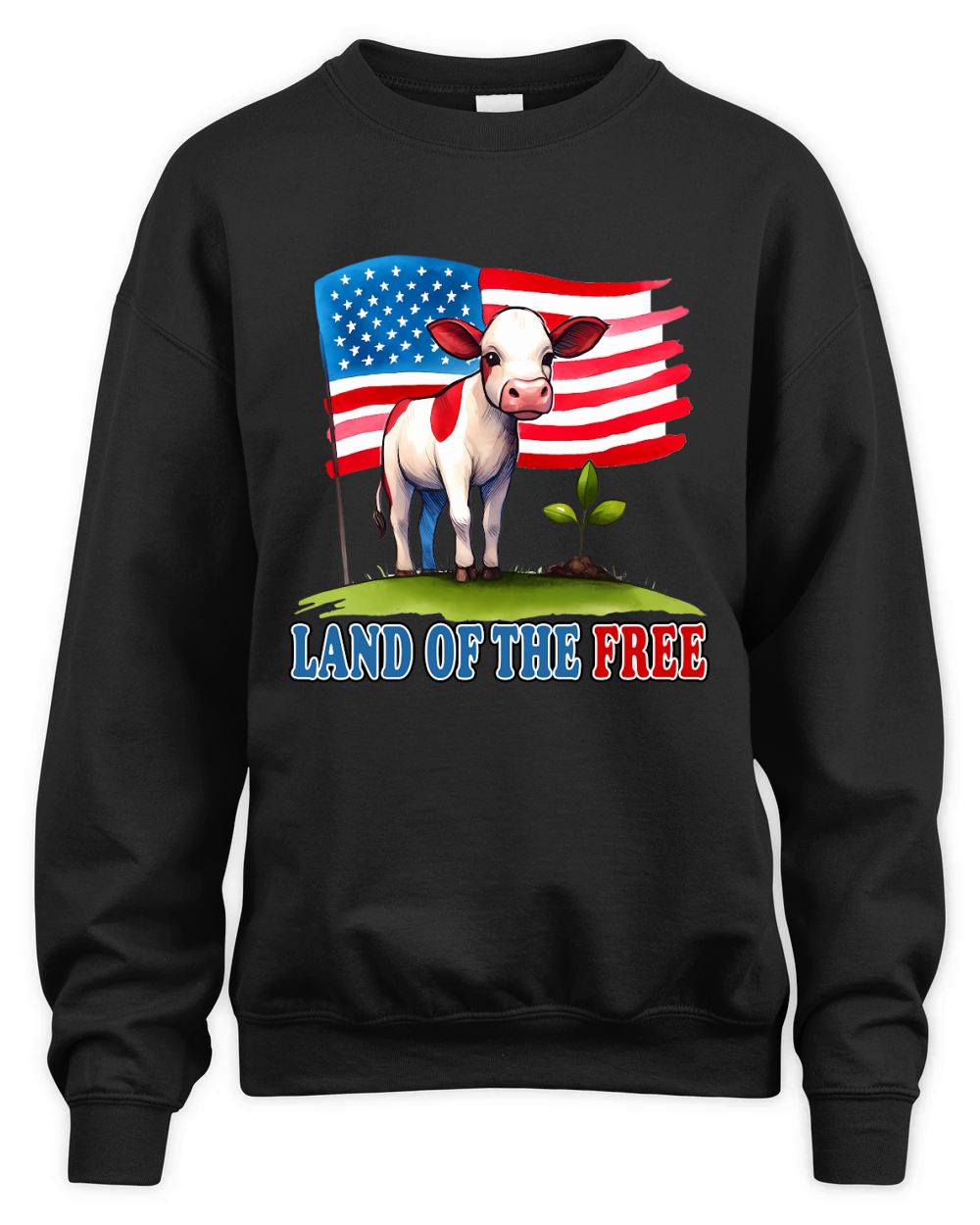 land of the free Unisex Premium Crewneck Sweatshirt