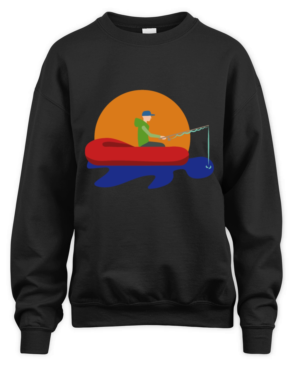 Master baiter tshirt | rippin lips gift idea Unisex Premium Crewneck Sweatshirt