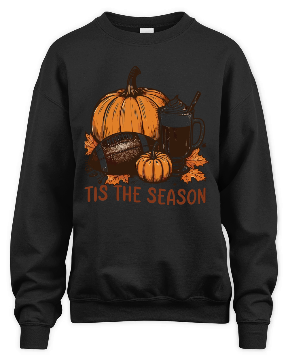 Tis the season fall autumn 1 Unisex Premium Crewneck Sweatshirt