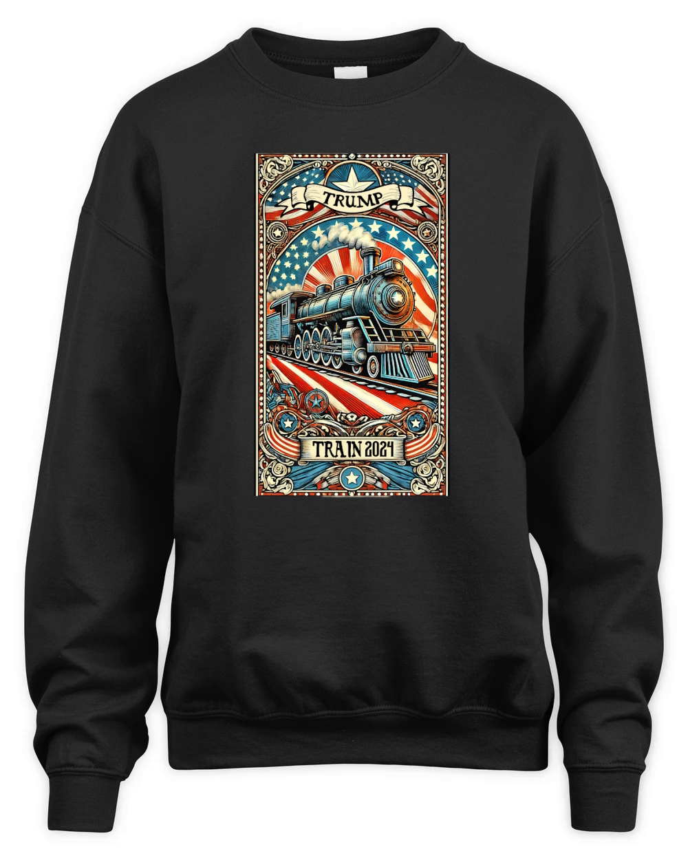 trump Tarot Card 2 Unisex Premium Crewneck Sweatshirt
