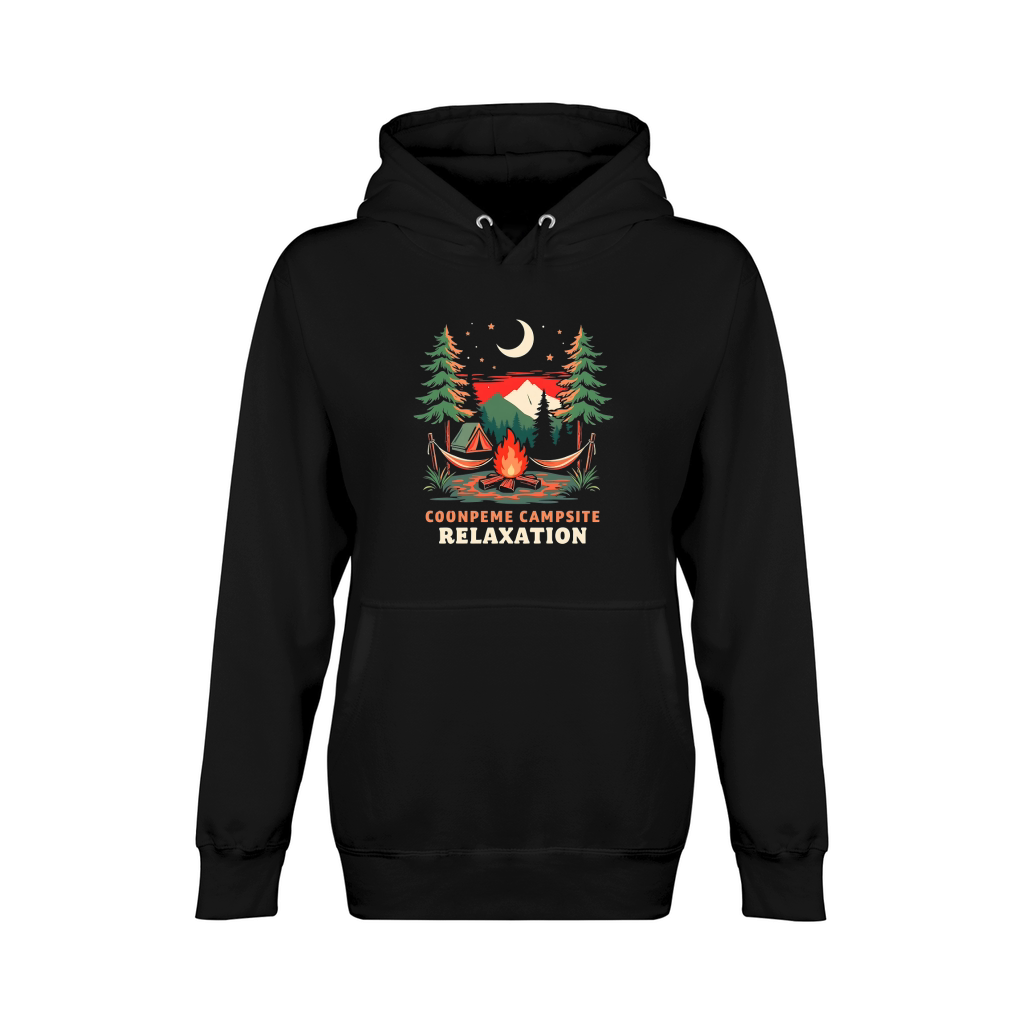 Coonpeme Campsite Relaxation and Adventure Unisex Premium Pullover Hoodie