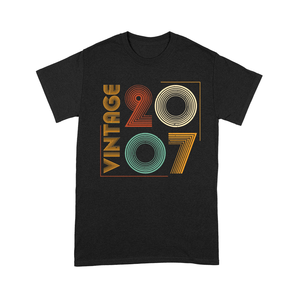 Vintage 2007 Birthday T Shirt Design (1) Unisex T-Shirt