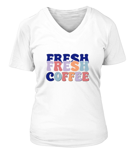 fresh coffee 2 V-neck T-Shirt Woman