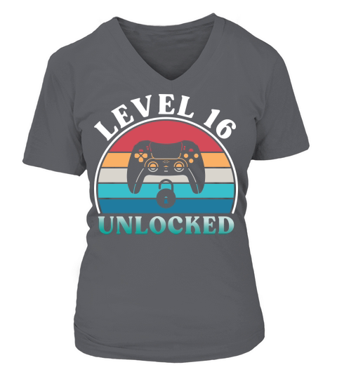 Level 16 unlocked V-neck T-Shirt Woman