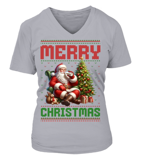 Merry christmas 50 05 V-neck T-Shirt Woman