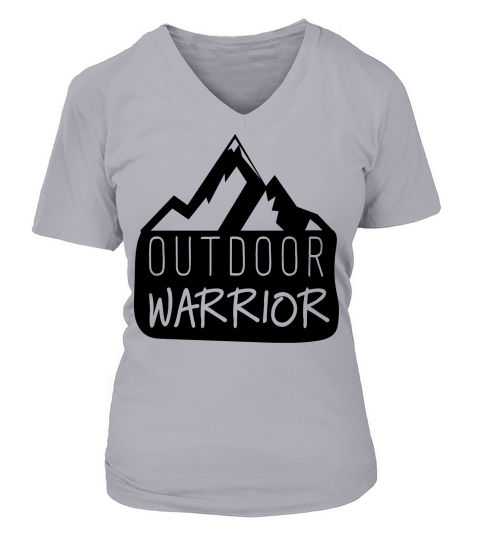 Outdoor Warrior V-neck T-Shirt Woman