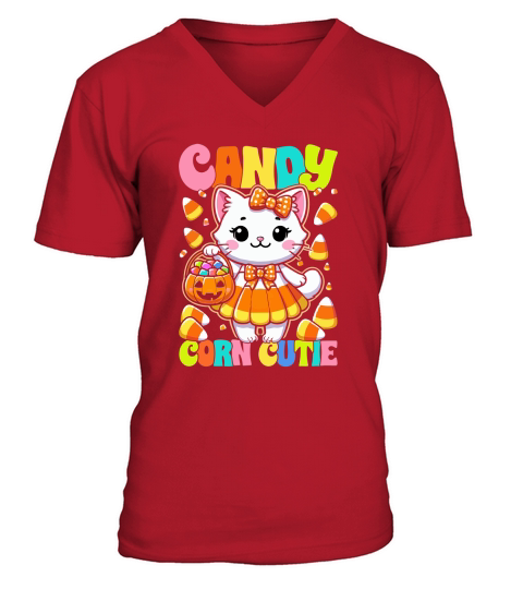 candy corn cutie V-Neck T-shirt