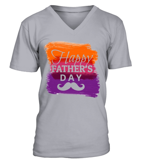 Happy Fathers Day V-Neck T-shirt