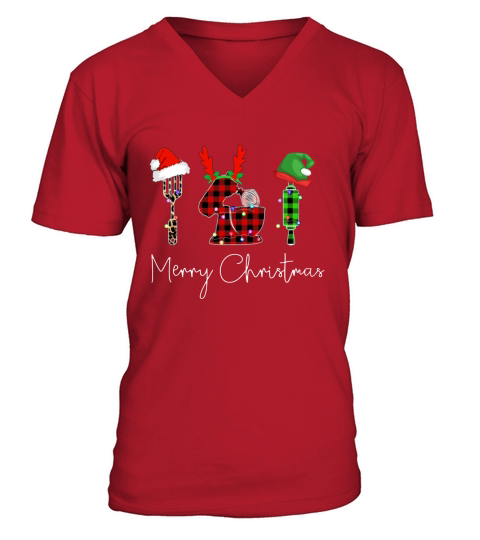 Jobs Christmas Baker Merry Christmas Vintage V-Neck T-shirt