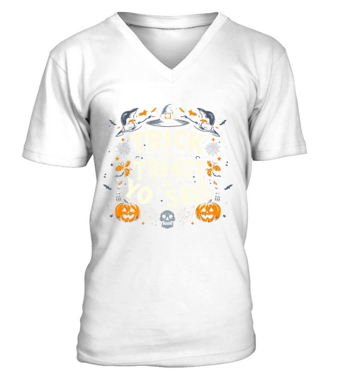 trick or treat or your self V-Neck T-shirt