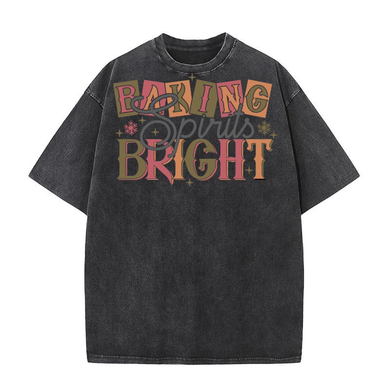 Baking Spirits Bright 02 Washed T-Shirt