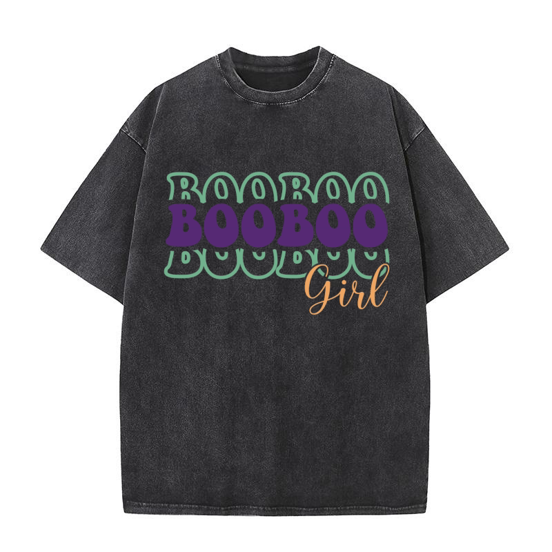 Booboo Halloween 02 Washed T-Shirt