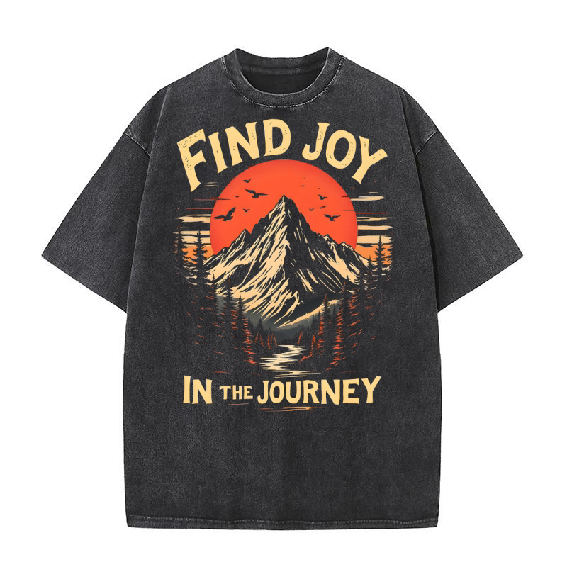 Find joy in the journey 13 Washed T-Shirt
