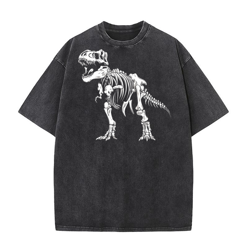 Funny Dinosaur Washed T-Shirt