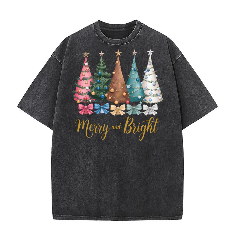 Merry and Bright 11  01 Washed T-Shirt