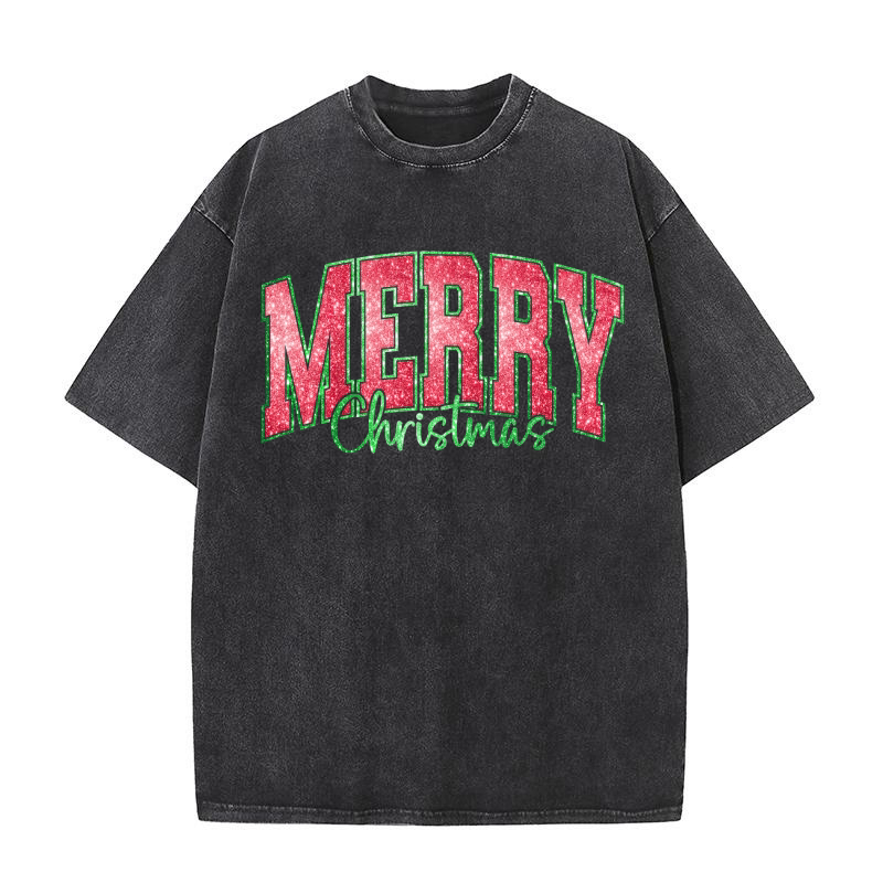 merry christmas 41 05 Washed T-Shirt