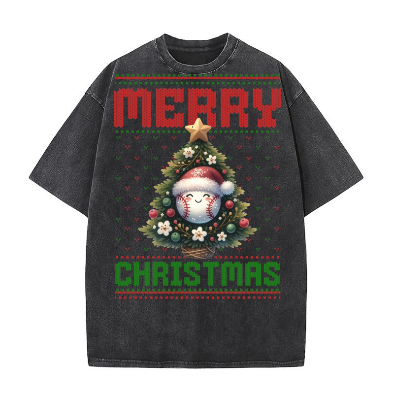 Merry Christmas 51 07 Washed T-Shirt