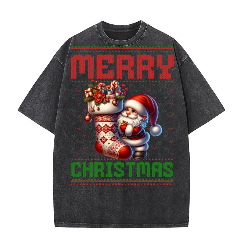 Merry Christmas 51 12 Washed T-Shirt