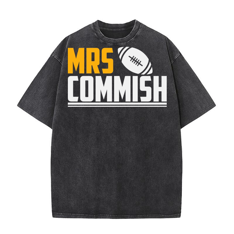 Mrs Commish Washed T-Shirt
