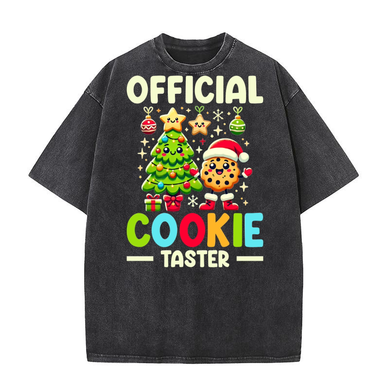 Official Cookie Taster 5 Washed T-Shirt