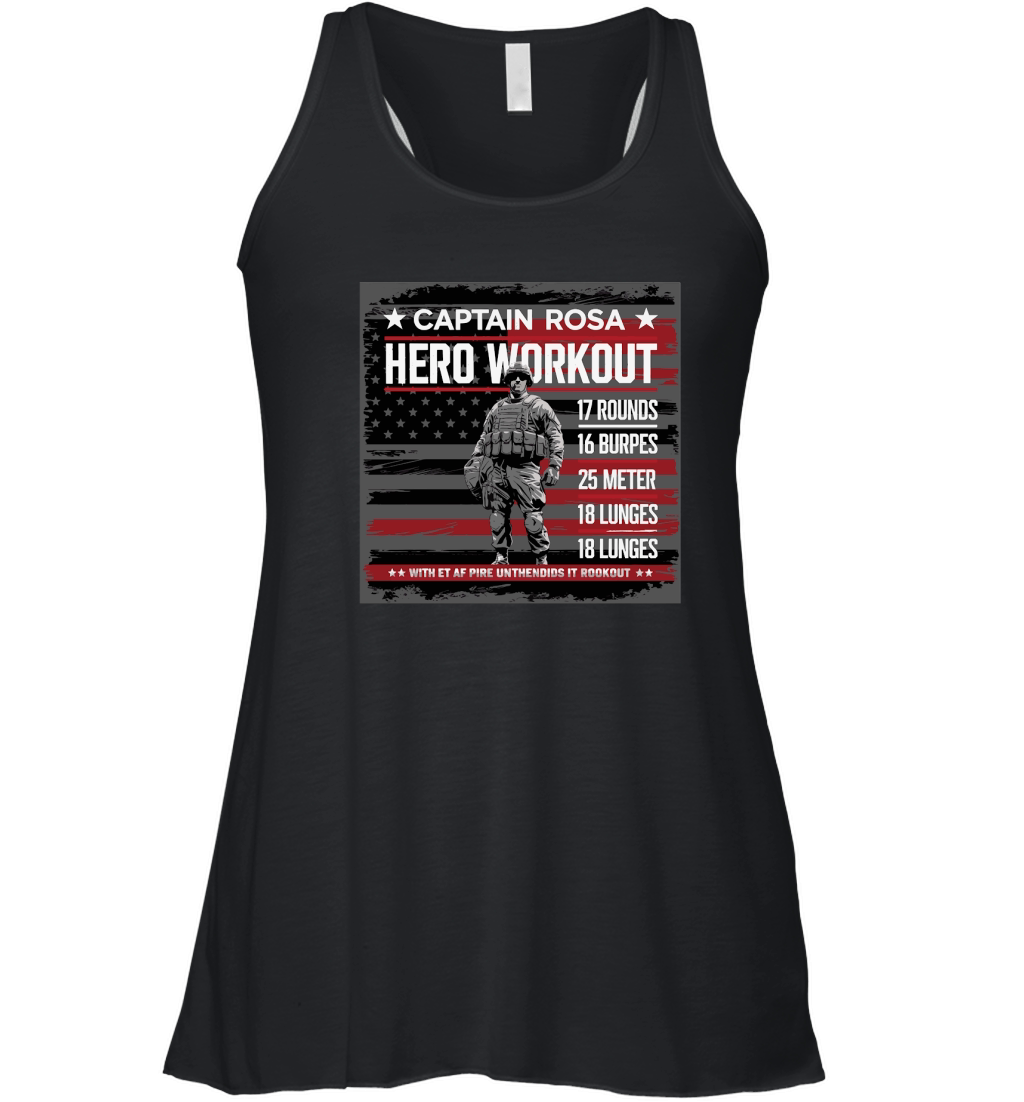 Captain Rosa Hero Workout for tribute Women's Flowy Tank Top