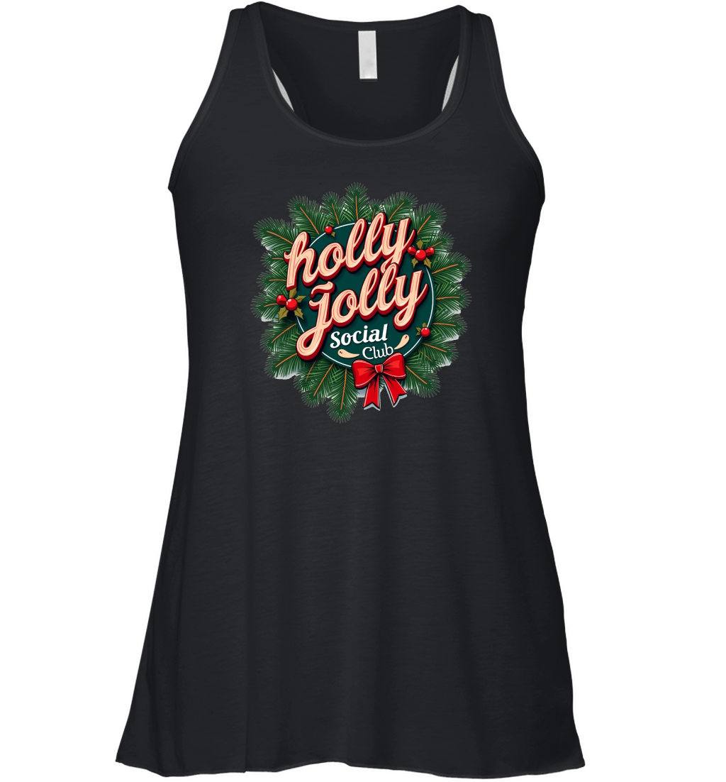 Holly Jolly Social Club Women's Flowy Tank Top
