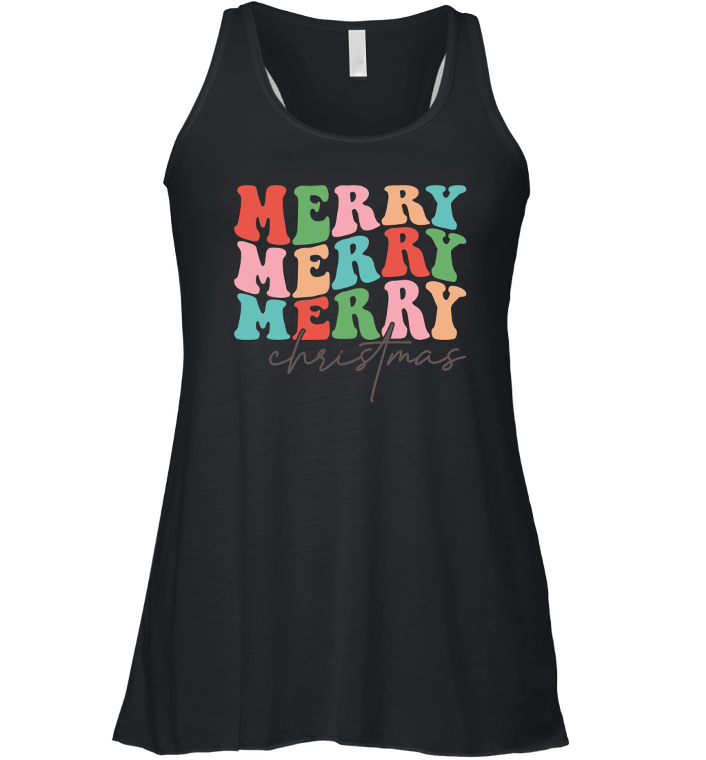 Merry Christmas 38 06 Women's Flowy Tank Top