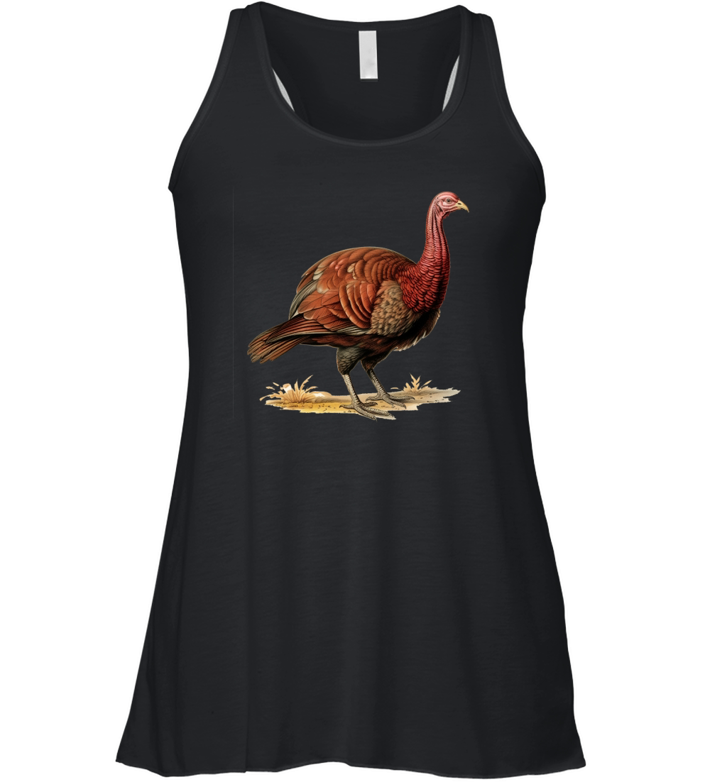 Thanksgiving Funny Turkey 05 Women's Flowy Tank Top
